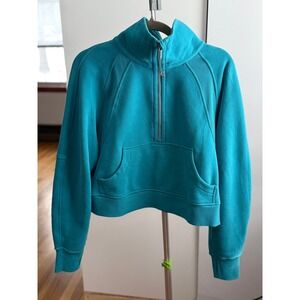 Lululemon Scuba Oversized Funnel Neck Half Zip / Size XS/S / Oceanic